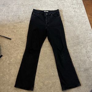 Levi’s Ribcage bootcut jeans dark wash size 30
